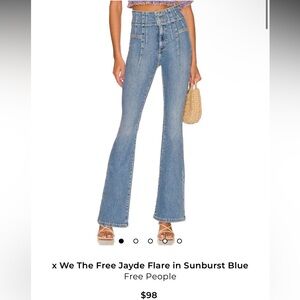 We The Free Light Blue Flare Jeans